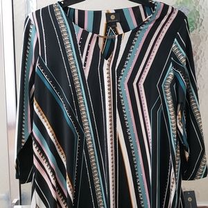 NWT JM Collections Blouse; Large; 3/4 Sleeves $50